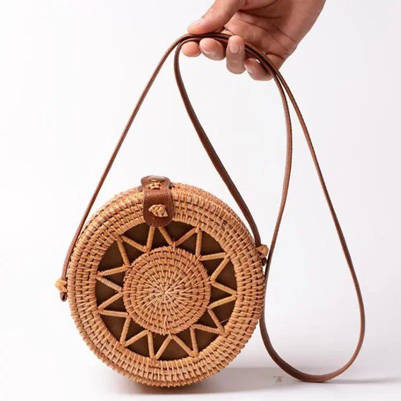 Bolsa Feminina de Palha Rattan Aline - Nik Modas