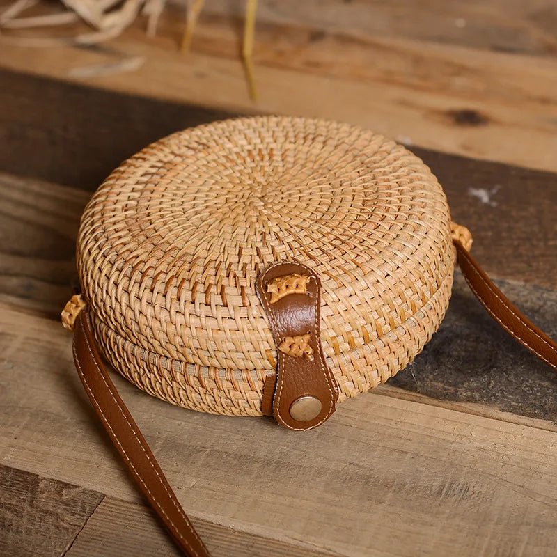 Bolsa Feminina de Palha Rattan Aline - Nik Modas