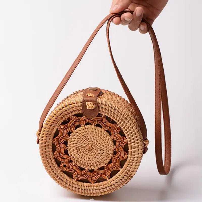Bolsa Feminina de Palha Rattan Aline - Nik Modas