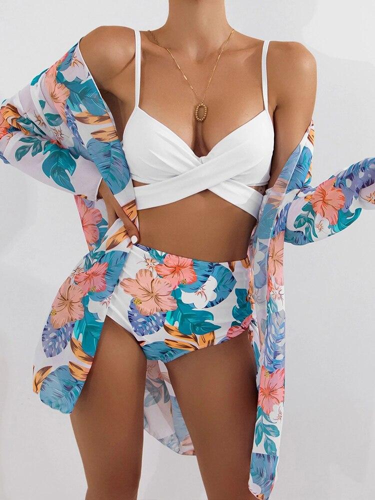 Kit Moda Praia Tata - 15 Estampas - (Biquíni + Saída) - Magazine Nick e Mara