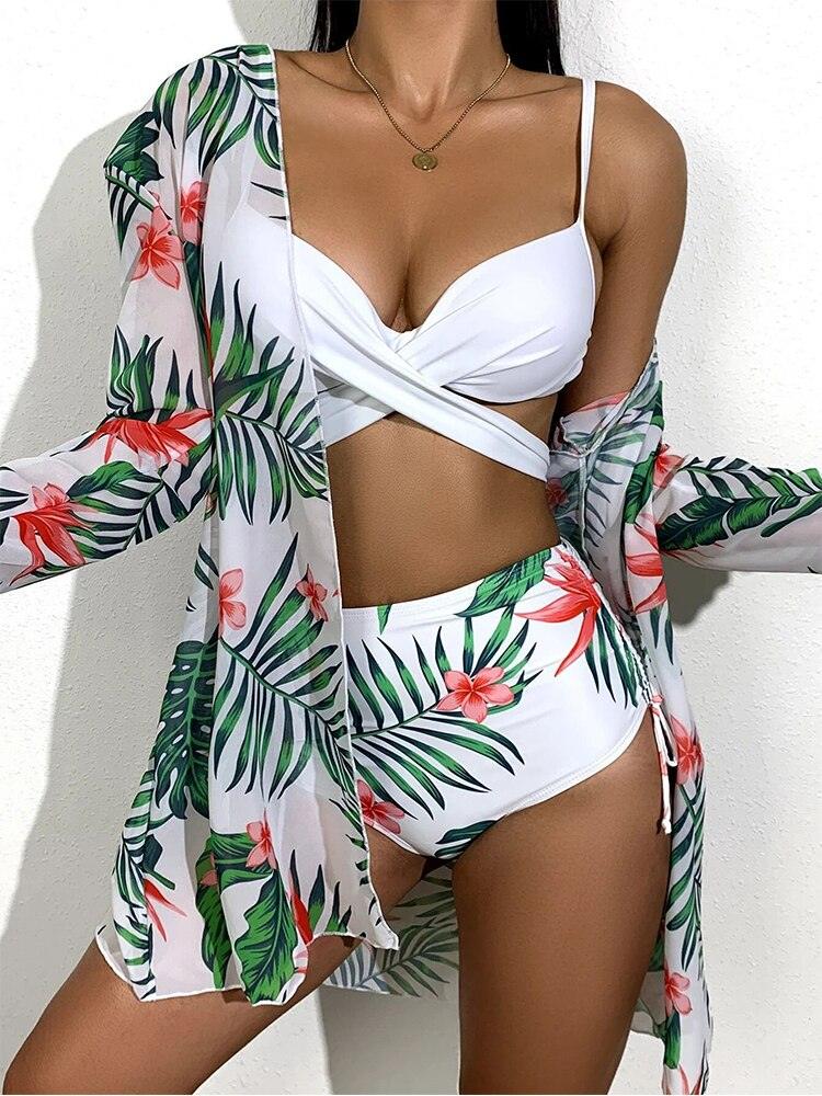 Kit Moda Praia Tata - 15 Estampas - (Biquíni + Saída) - Magazine Nick e Mara