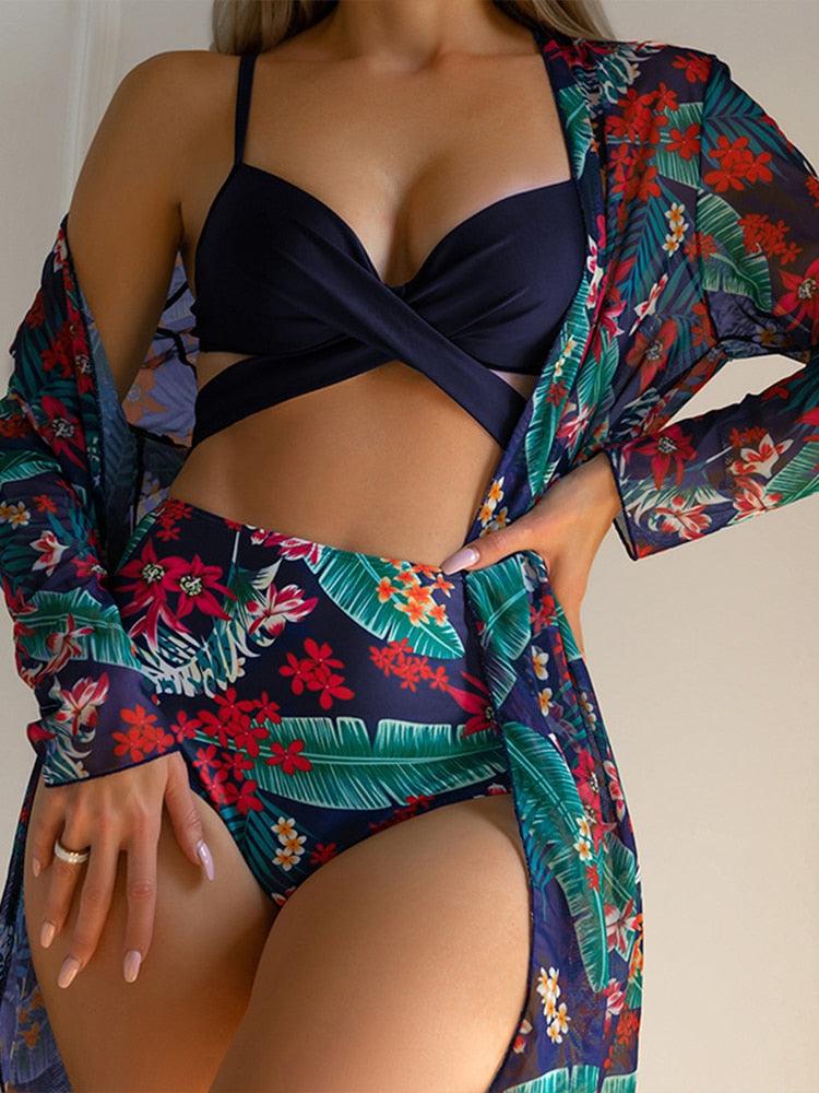 Kit Moda Praia Tata - 15 Estampas - (Biquíni + Saída) - Magazine Nick e Mara