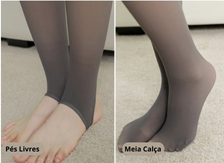 Meia Calça Térmica Translúcida - Magazine Nick e Mara
