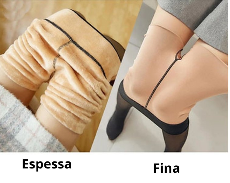 Meia Calça Térmica Translúcida - Magazine Nick e Mara