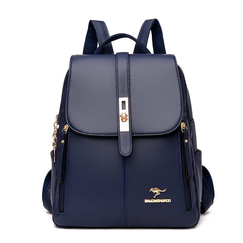 Mochila de Couro Feminina Balidaishu - Magazine Nick e Mara