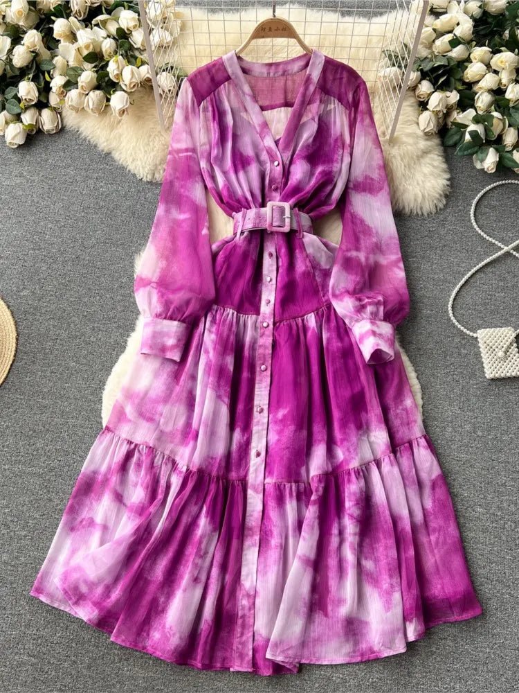 Vestido Estampado France - Nik Modas