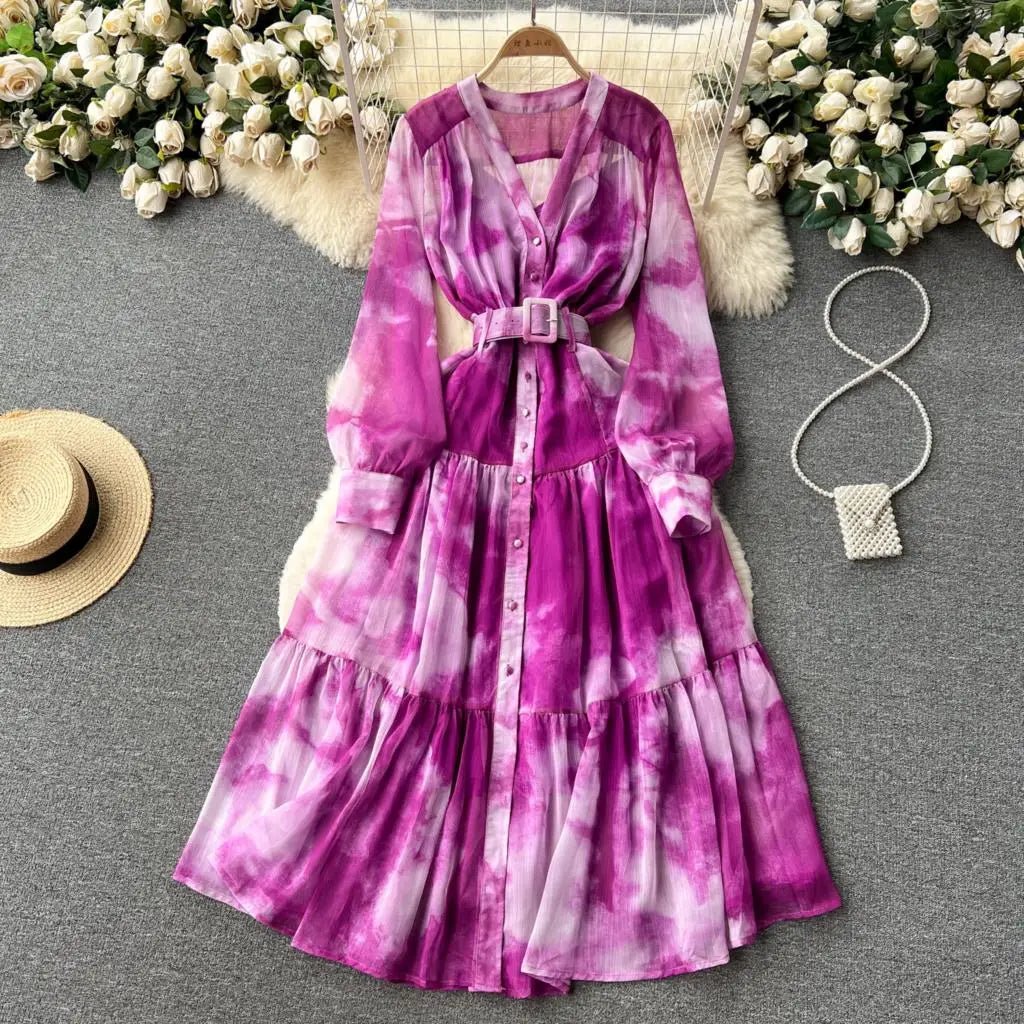 Vestido Estampado France - Nik Modas