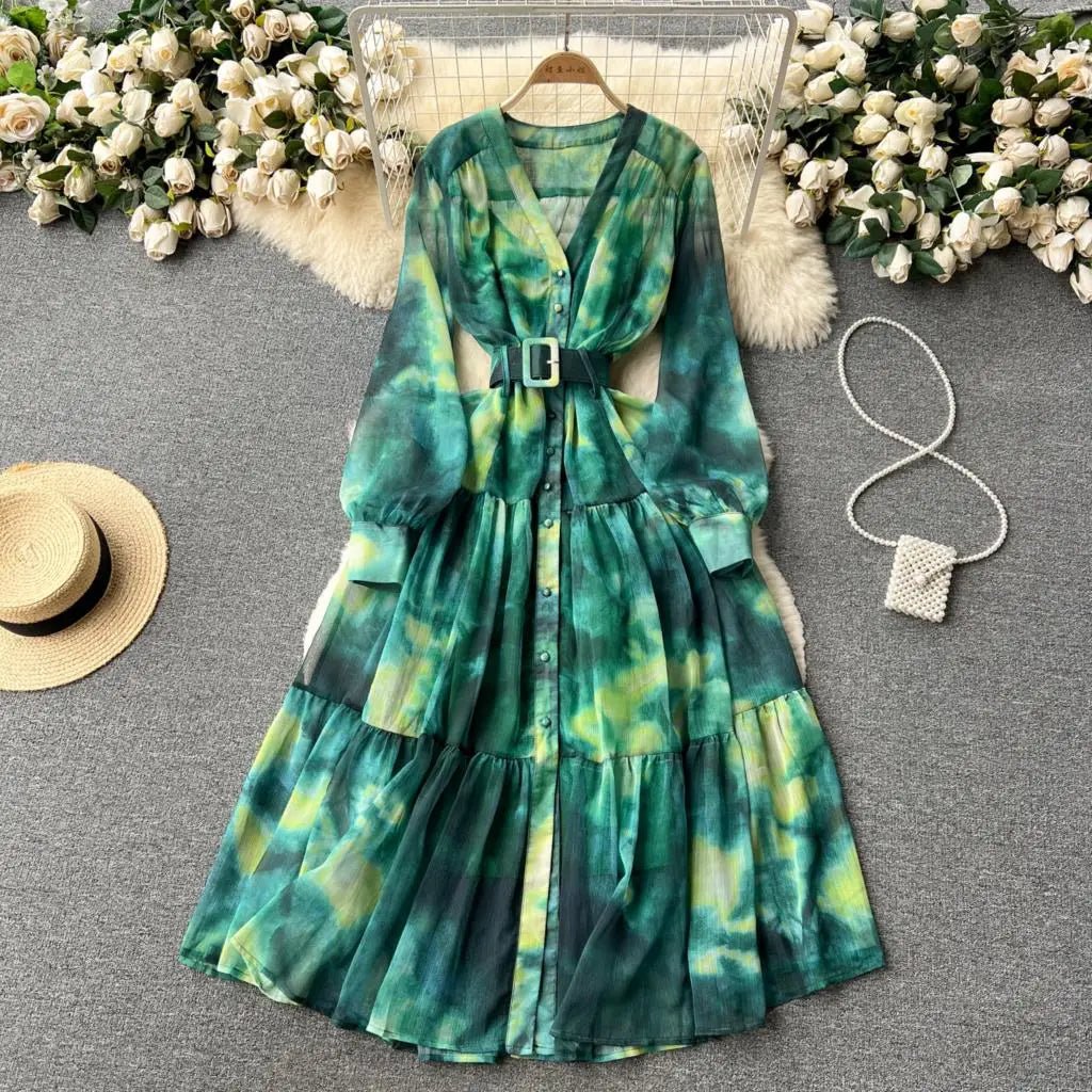 Vestido Estampado France - Nik Modas