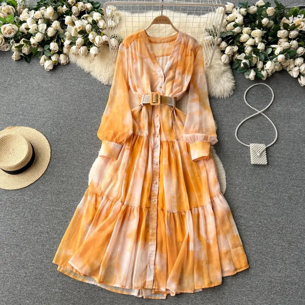 Vestido Estampado France - Nik Modas