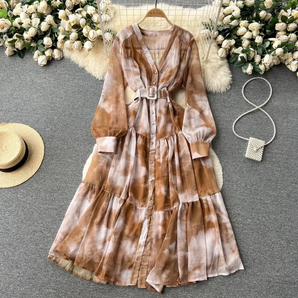 Vestido Estampado France - Nik Modas