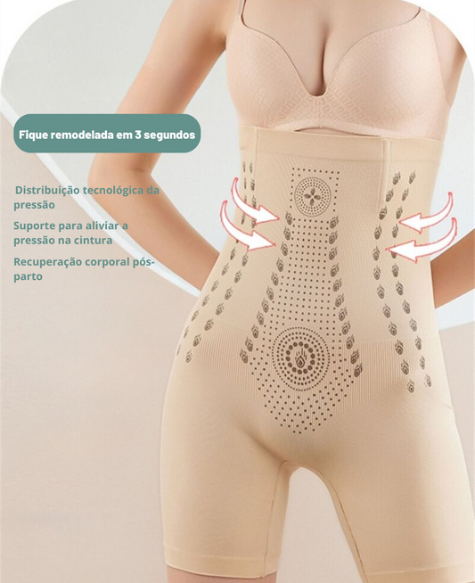 Shorts Feminino Modelador de Cintura e Controle de Barriga, Levantador de Bumbum, Modelador Corporal