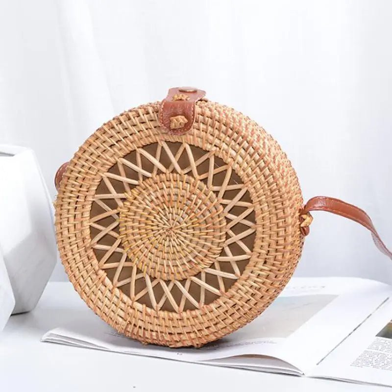 Bolsa Feminina de Palha Rattan Aline - Nik Modas