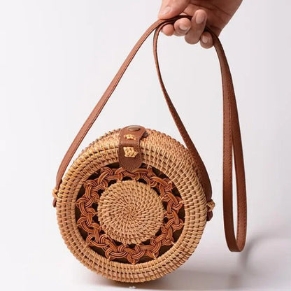 Bolsa Feminina de Palha Rattan Aline - Nik Modas
