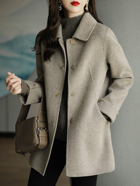 Casaco de Lã Slim Fashion Lady - Magazine Nick e Mara