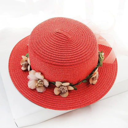 Chapéu de Praia Floral mãe e filha - Nik Modas