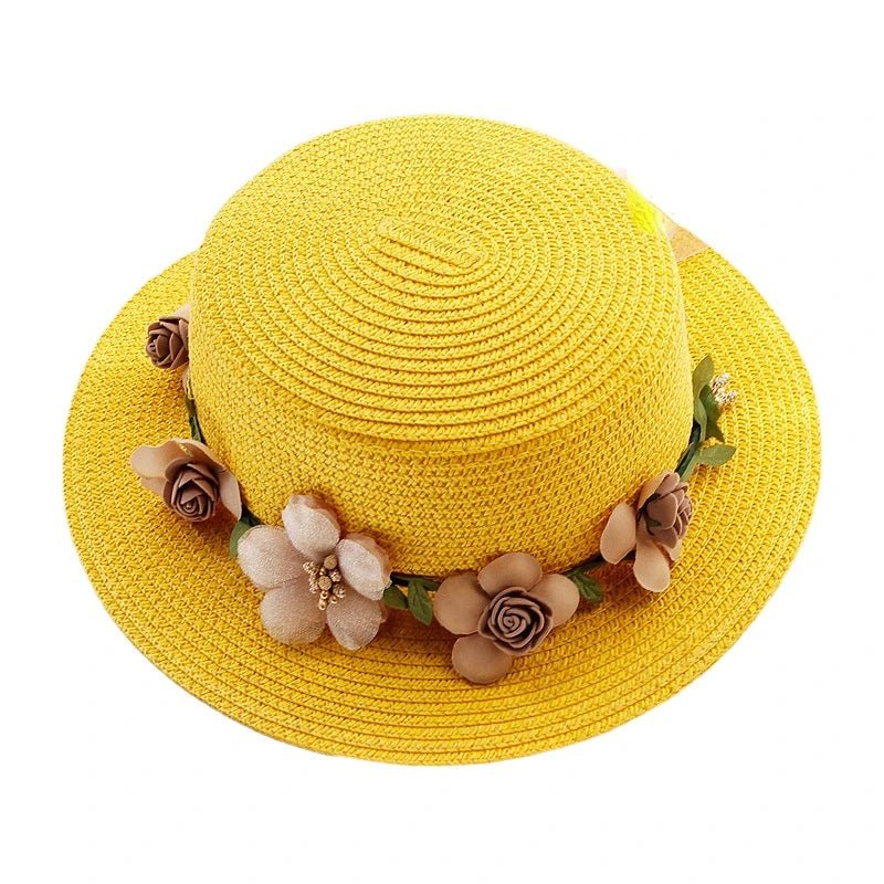 Chapéu de Praia Floral mãe e filha - Nik Modas