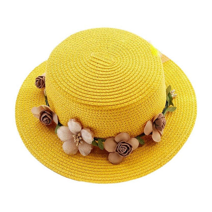 Chapéu de Praia Floral mãe e filha - Nik Modas