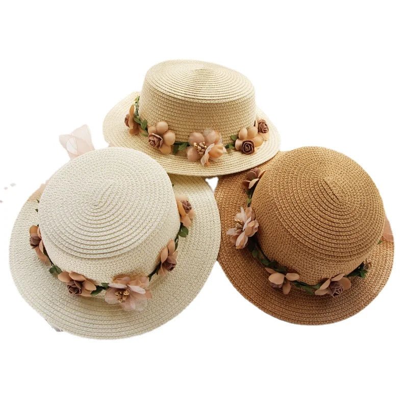 Chapéu de Praia Floral mãe e filha - Nik Modas