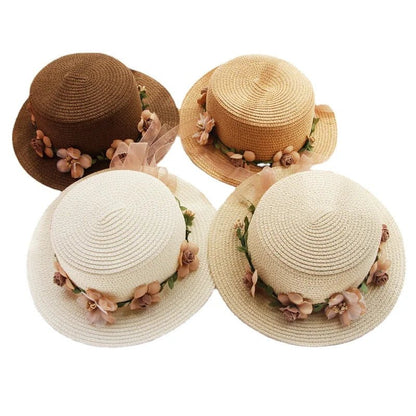 Chapéu de Praia Floral mãe e filha - Nik Modas