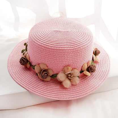 Chapéu de Praia Floral mãe e filha - Nik Modas