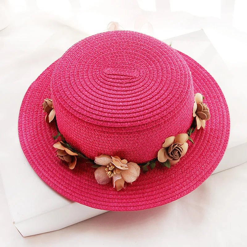 Chapéu de Praia Floral mãe e filha - Nik Modas