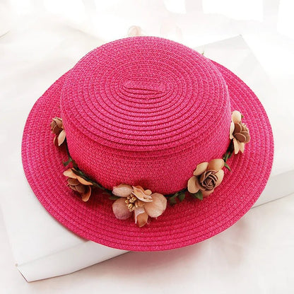 Chapéu de Praia Floral mãe e filha - Nik Modas