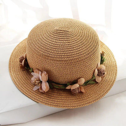 Chapéu de Praia Floral mãe e filha - Nik Modas