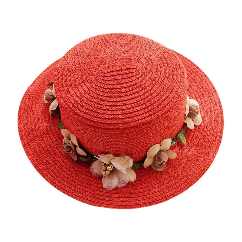 Chapéu de Praia Floral mãe e filha - Nik Modas