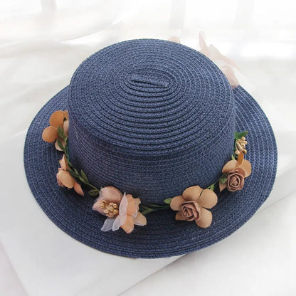 Chapéu de Praia Floral mãe e filha - Nik Modas