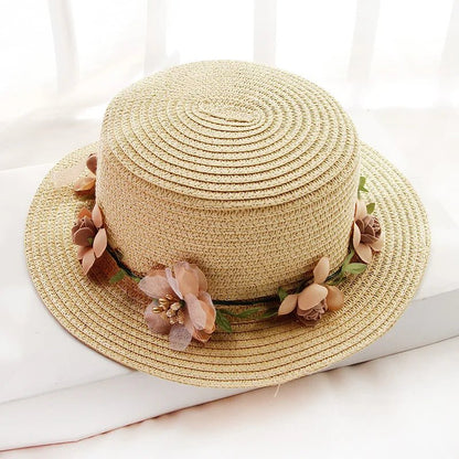 Chapéu de Praia Floral mãe e filha - Nik Modas