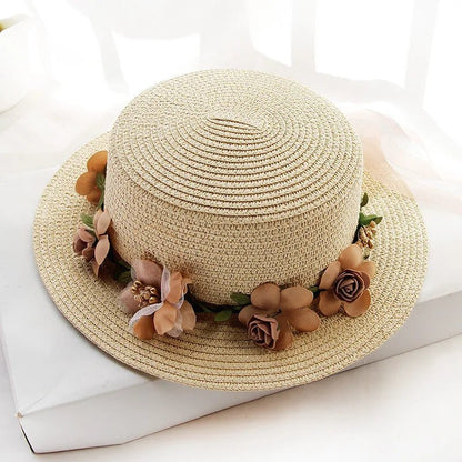 Chapéu de Praia Floral mãe e filha - Nik Modas