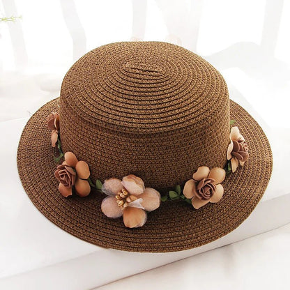 Chapéu de Praia Floral mãe e filha - Nik Modas