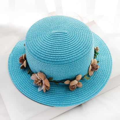 Chapéu de Praia Floral mãe e filha - Nik Modas
