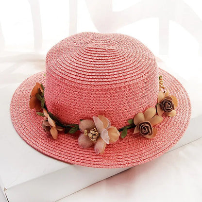 Chapéu de Praia Floral mãe e filha - Nik Modas