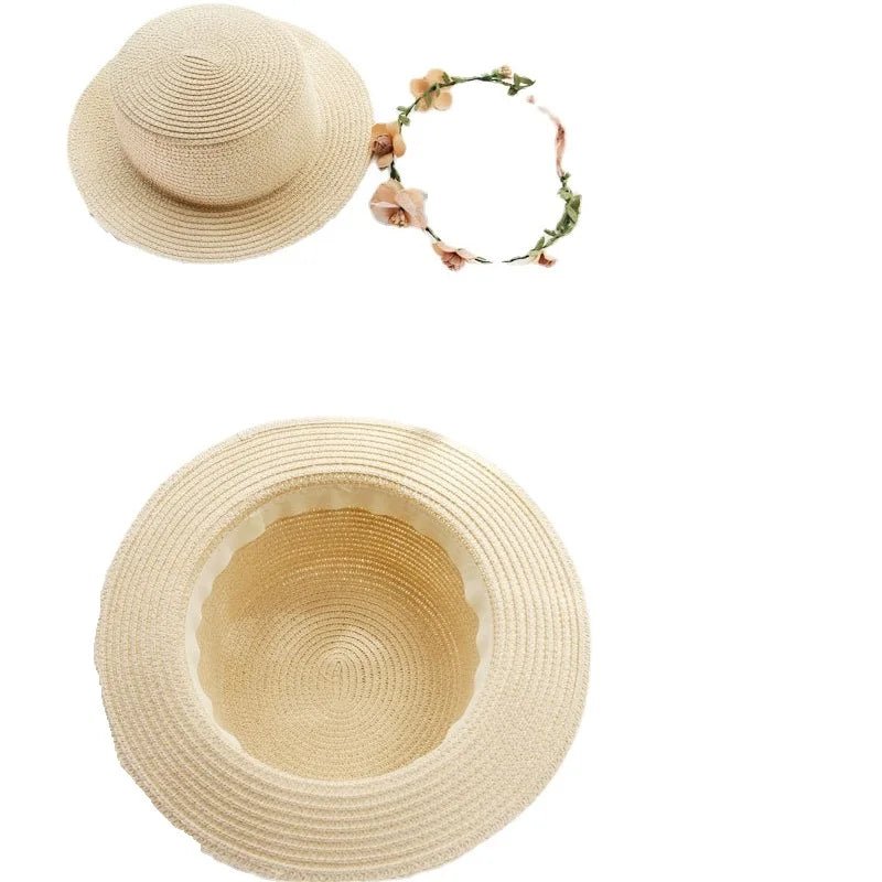 Chapéu de Praia Floral mãe e filha - Nik Modas