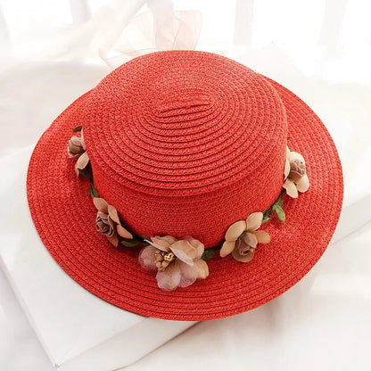 Chapéu de Praia Floral mãe e filha - Nik Modas