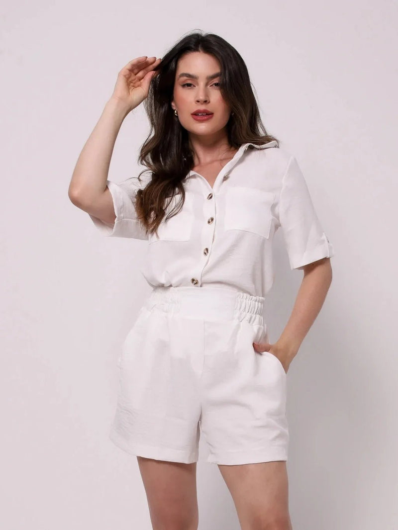 Conjunto Feminino com Short e Blusa - Nik Modas