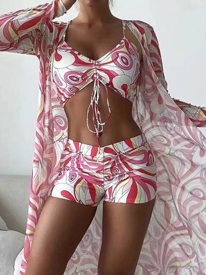 Kit Moda Praia - 03 peças - 07 Estampas - Magazine Nick e Mara