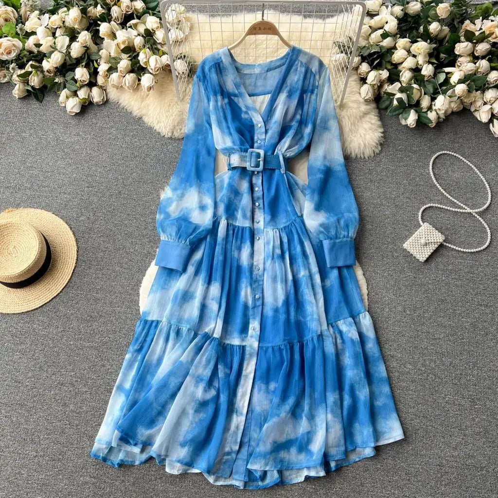 Vestido Estampado France - Nik Modas