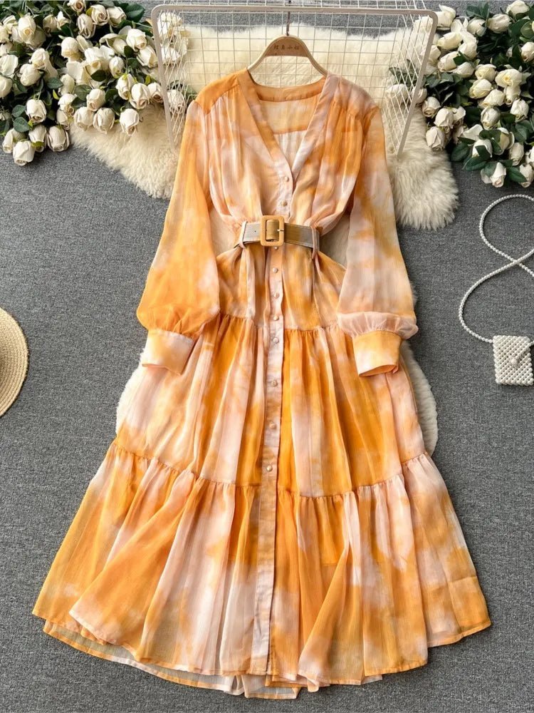 Vestido Estampado France - Nik Modas