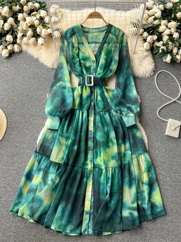 Vestido Estampado France - Nik Modas
