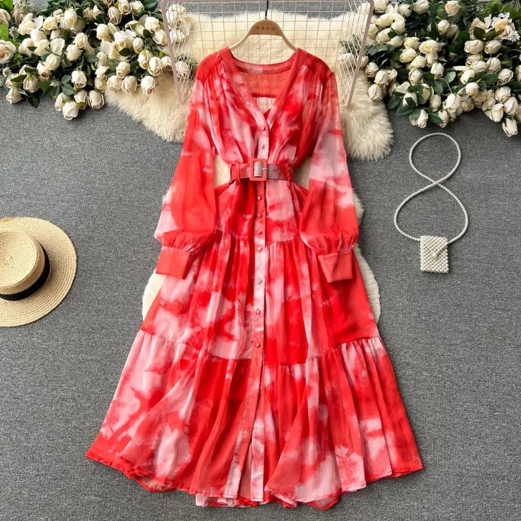 Vestido Estampado France - Nik Modas