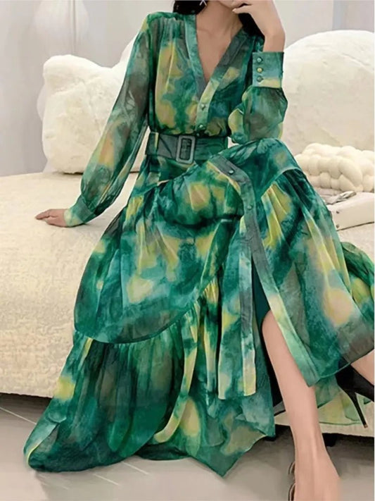 Vestido Estampado France - Nik Modas