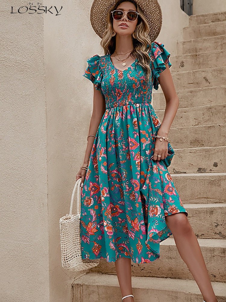 Vestido Summer Floral - Magazine Nick e Mara